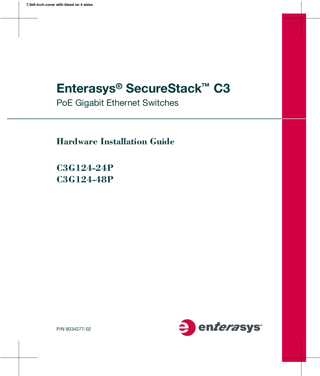 Enterasys Networks C3G124-48P, C3G124-24P User Manual