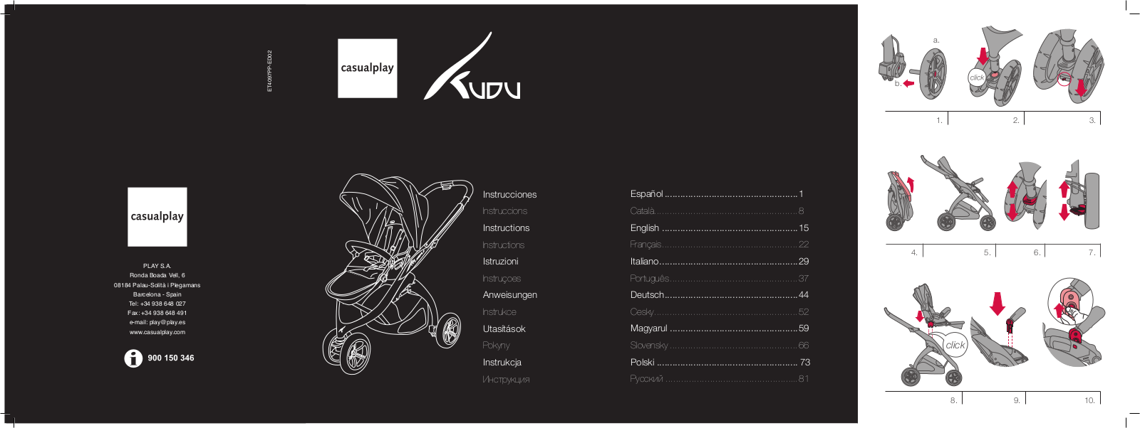 Casualplay Kudu User Manual