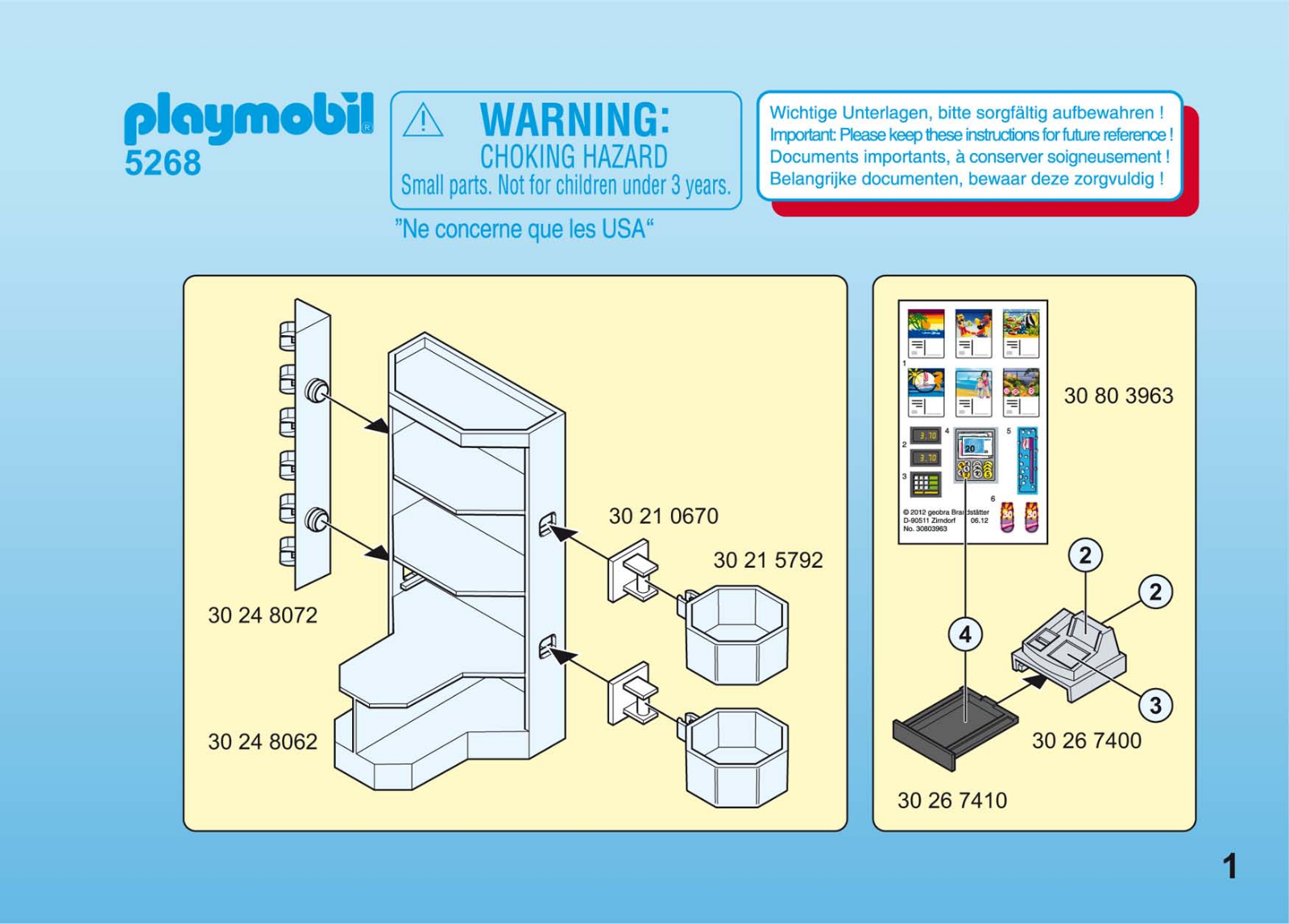 Playmobil 5268 Instructions