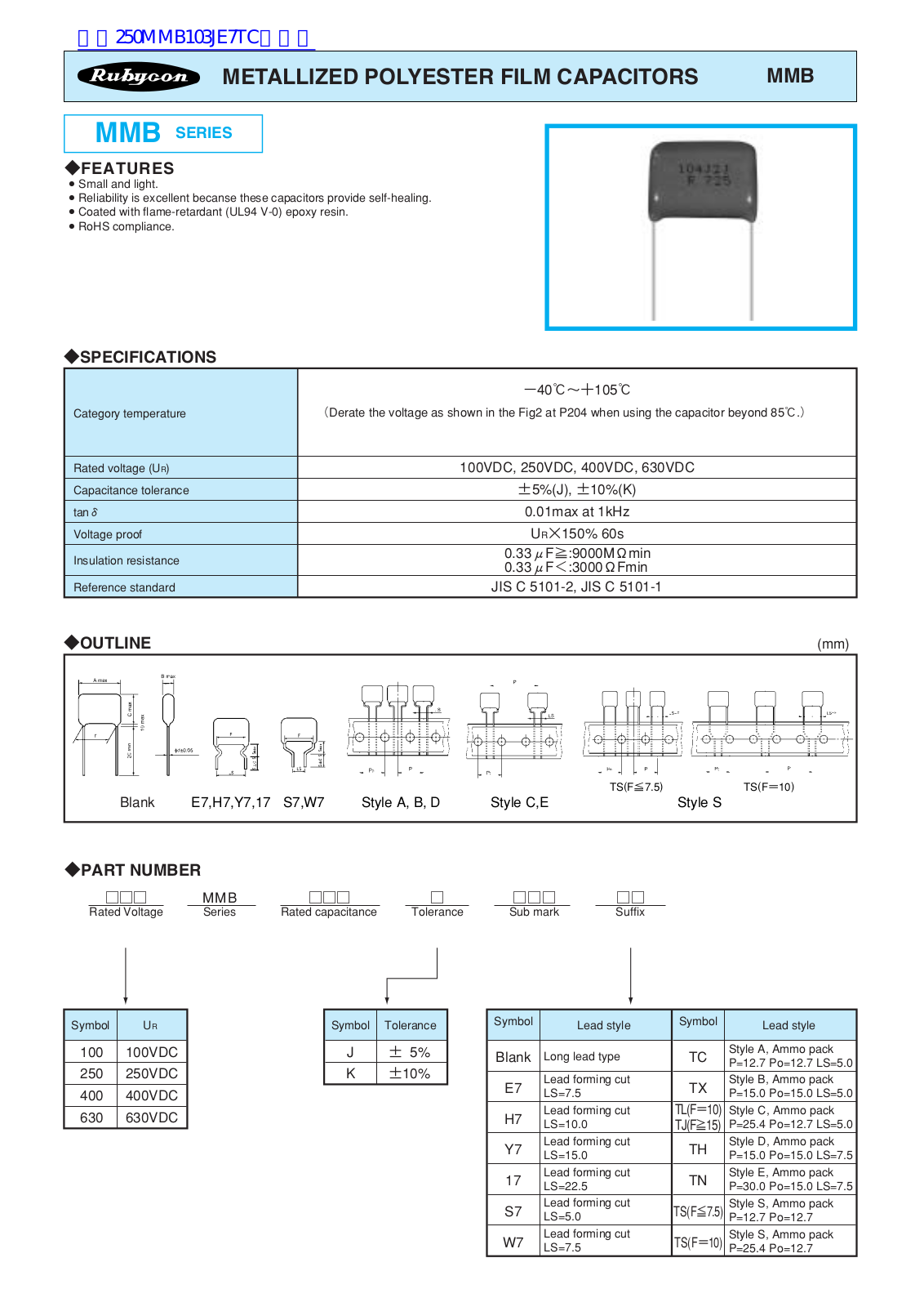 Rubycon MMB User Manual