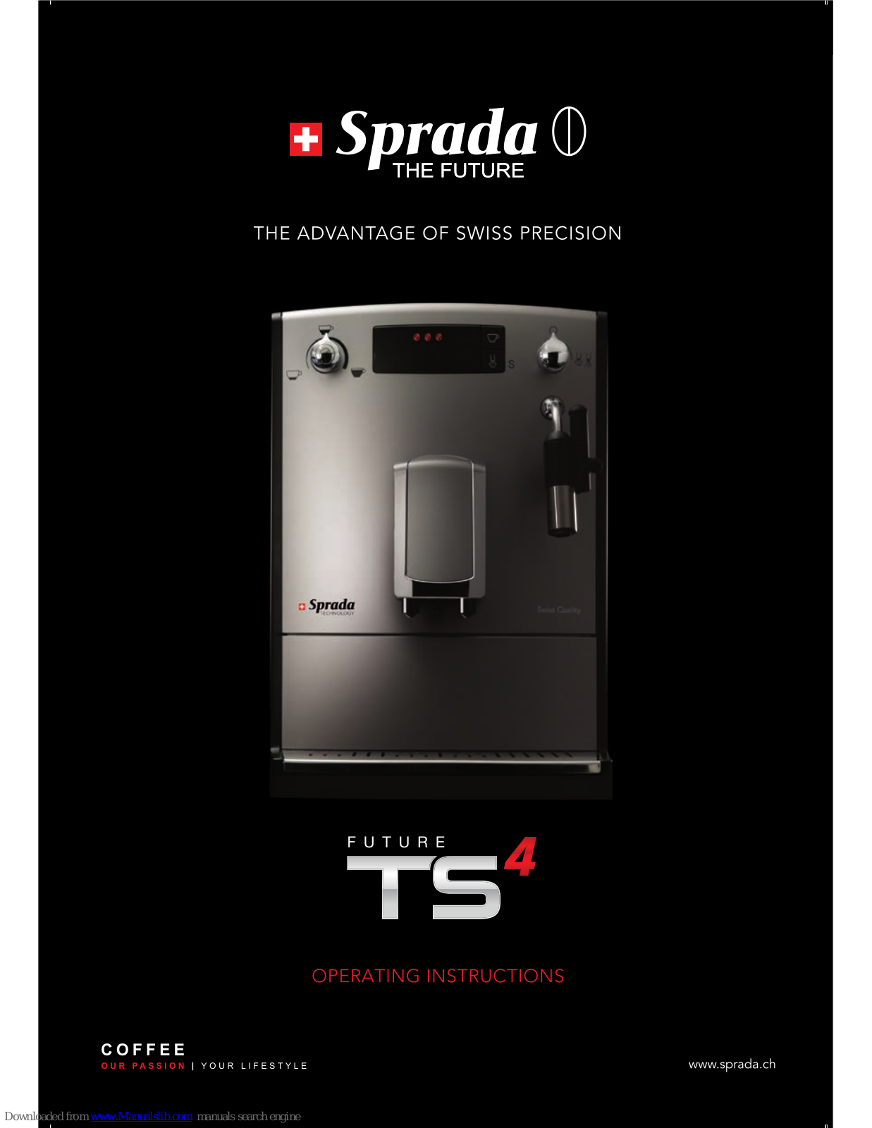 Sprada Future TS4 Operating Instructions Manual - ManualMachine.com