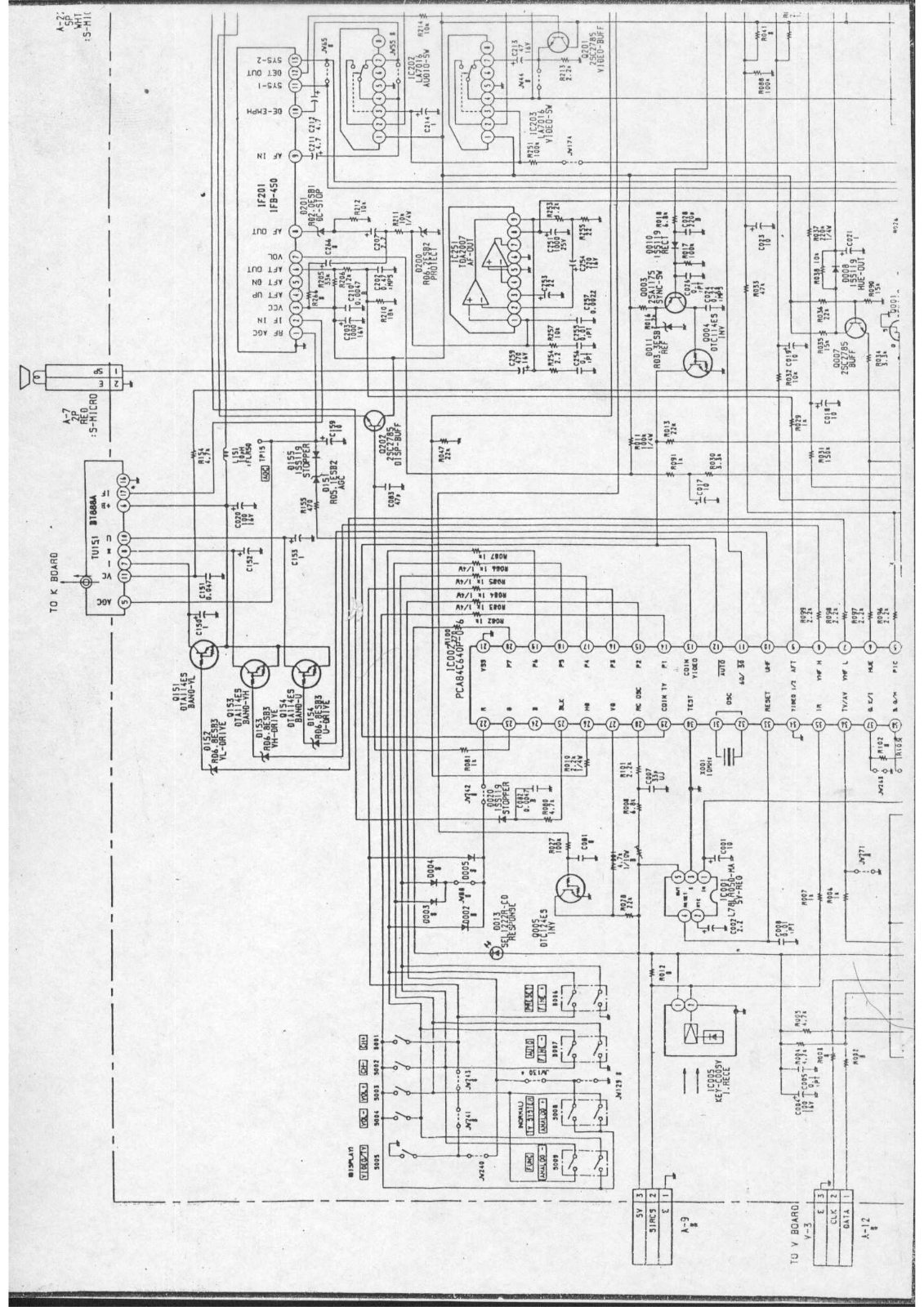 SONY KV-1484AN Diagram