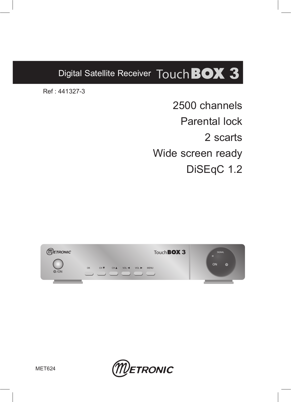 Metronic TouchBox 3 Instruction Manual