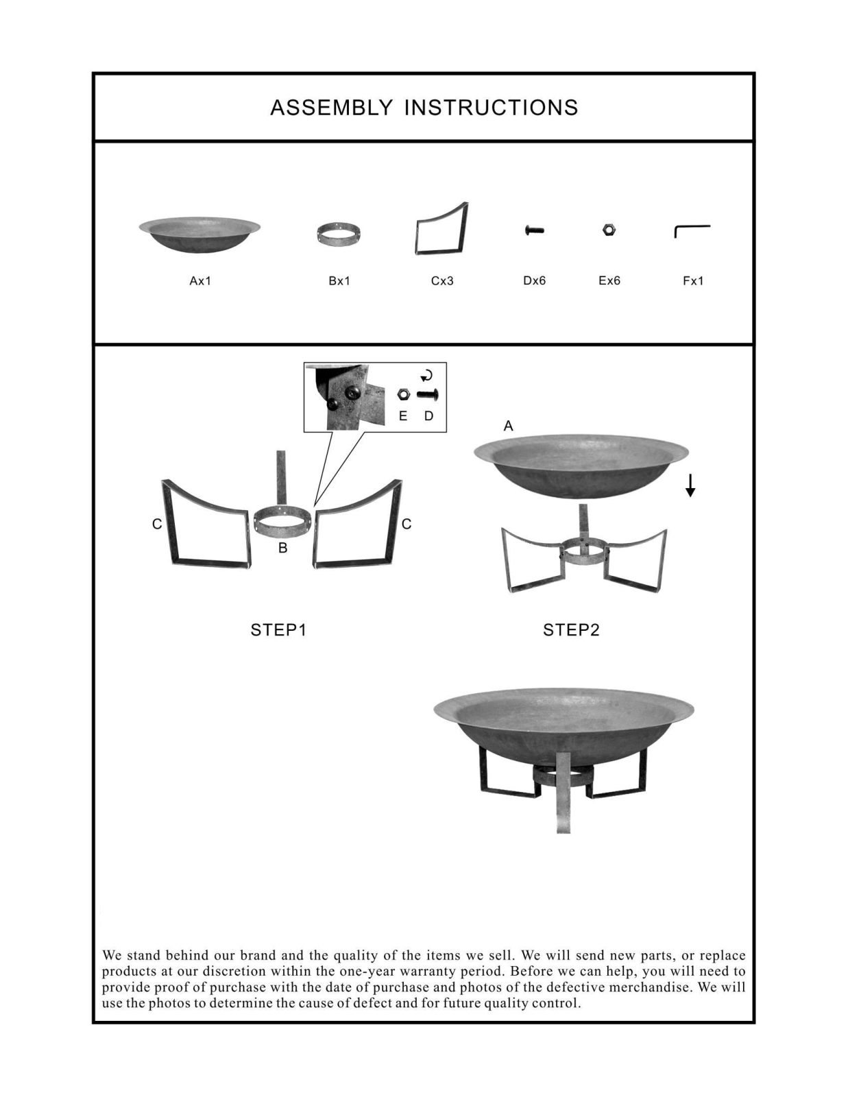 Sand & Stable W005273259 Assembly Instructions - ManualMachine.com