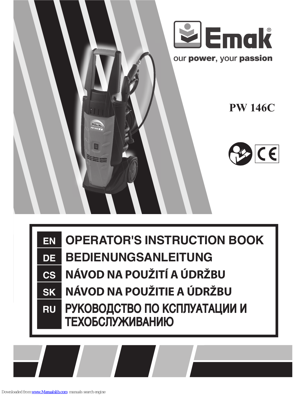 EMAK PW 146C Operators Instruction Book