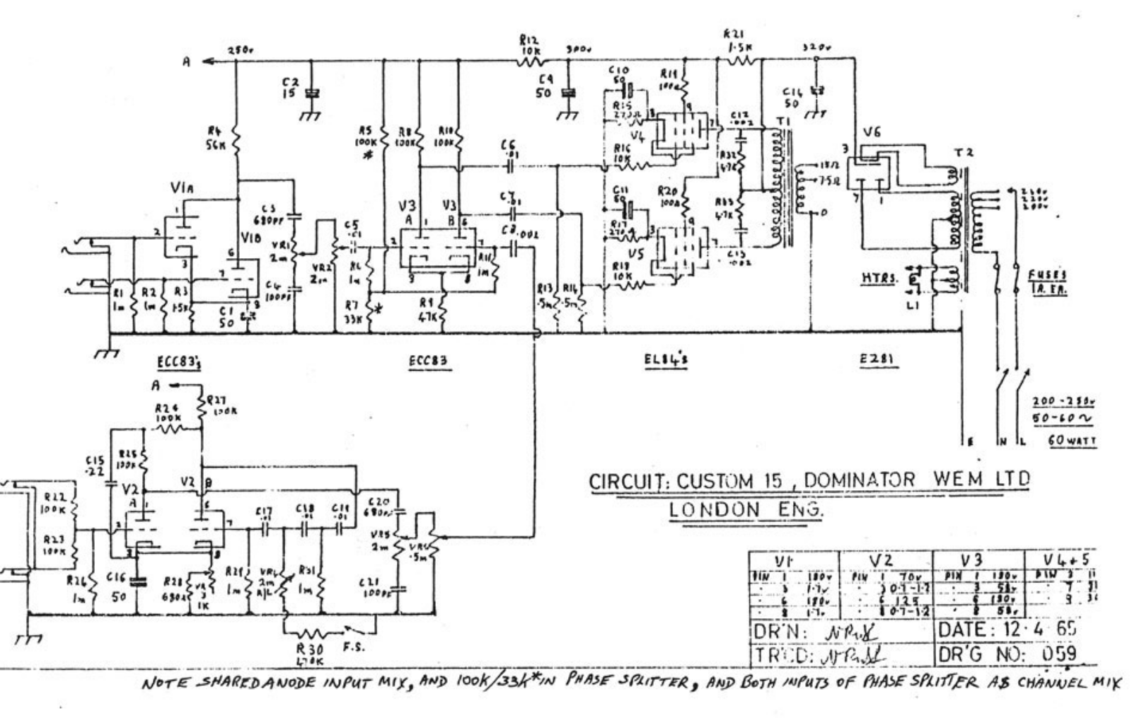 watkins custom 15 schematic - ManualMachine.com