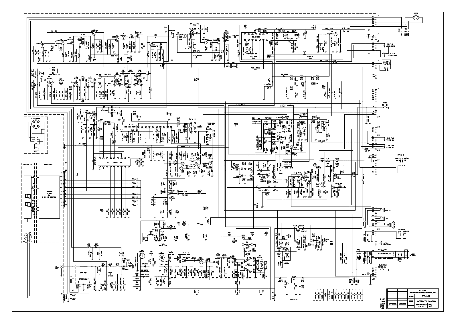 Galaxy dx929 Schematic