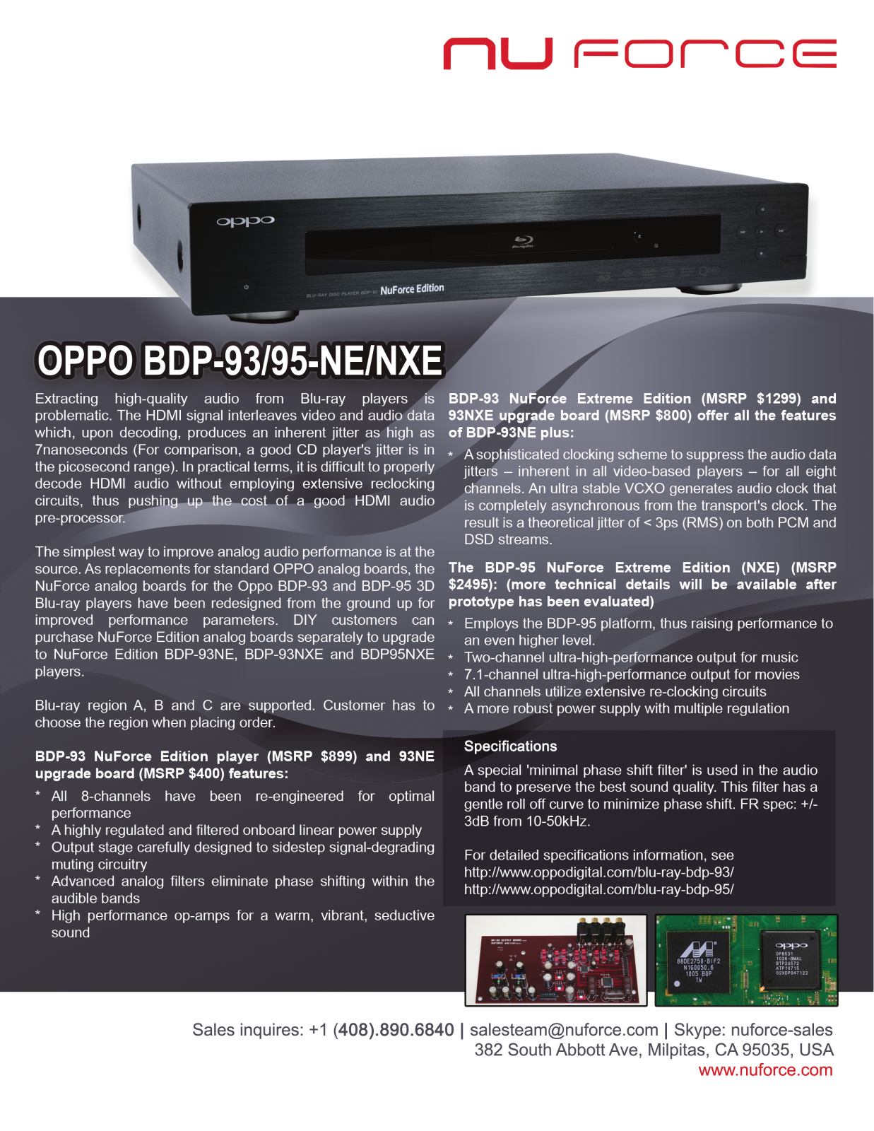 Oppo BDP-93 NE, BDP-95 NXE User Manual