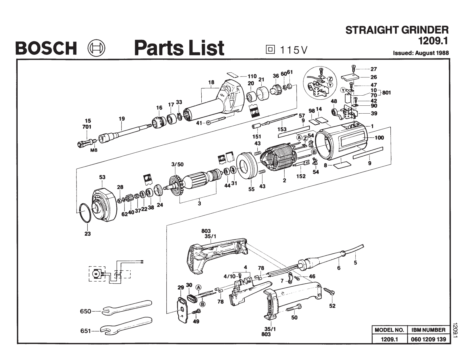 Bosch 1209-1 User Manual