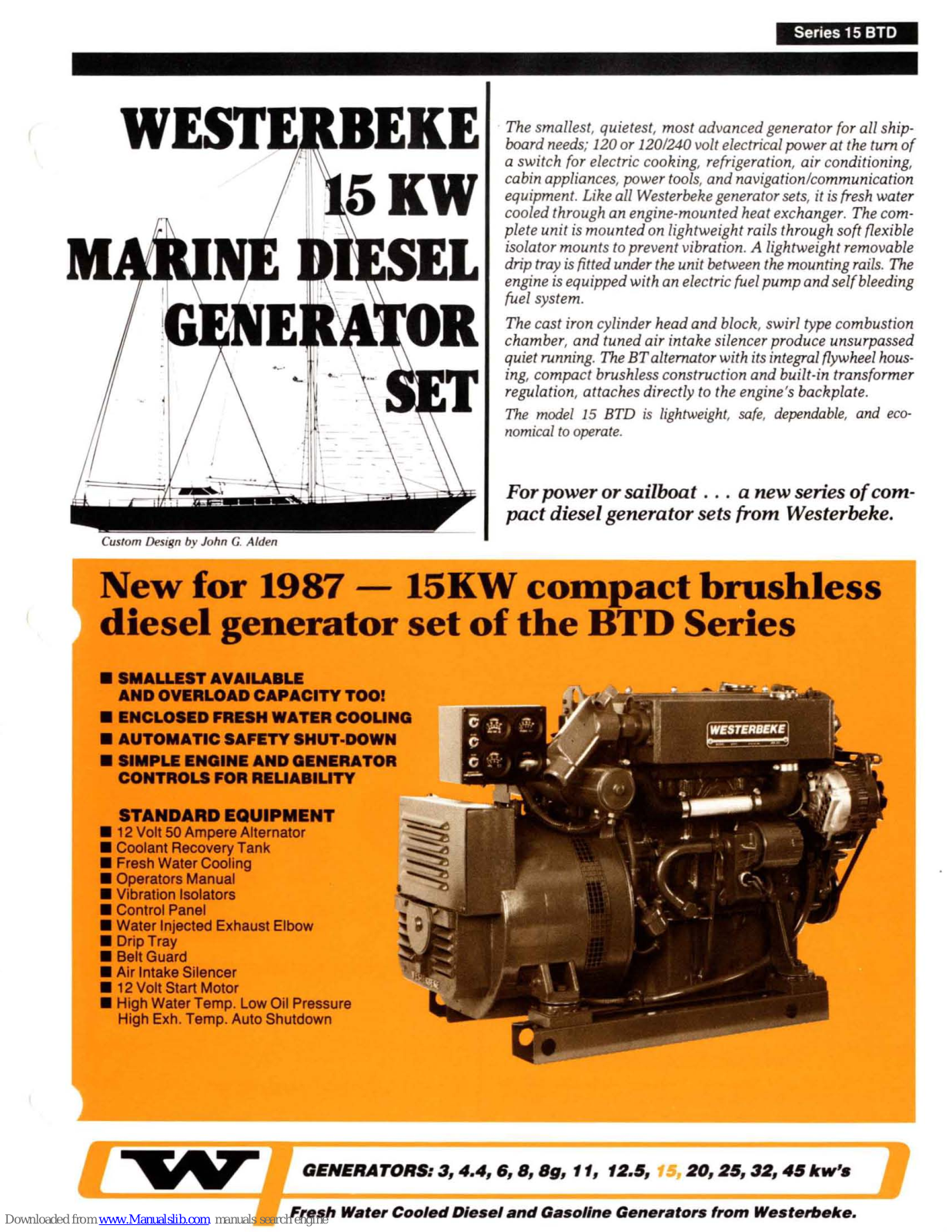 Westerbeke 15 BTD-614, 15 BTD-634, 12 BTD-514, 12 BTD-534 Specification - ManualMachine.com