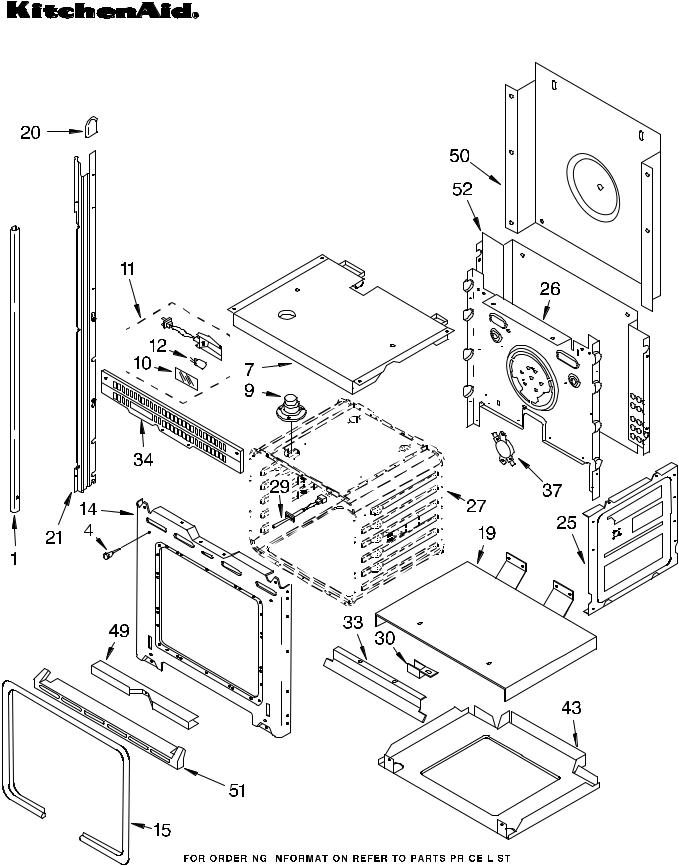 KitchenAid KEMS307DWH6 Parts List