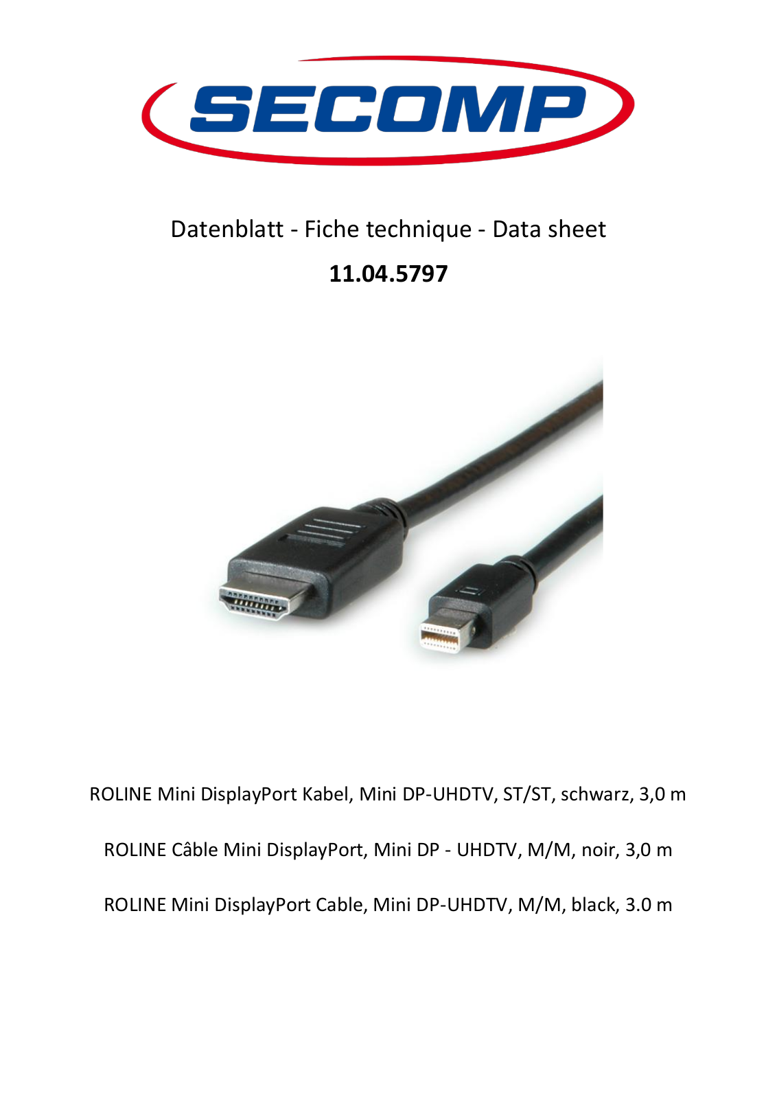 ROLINE 11045797 Datasheet - ManualMachine.com
