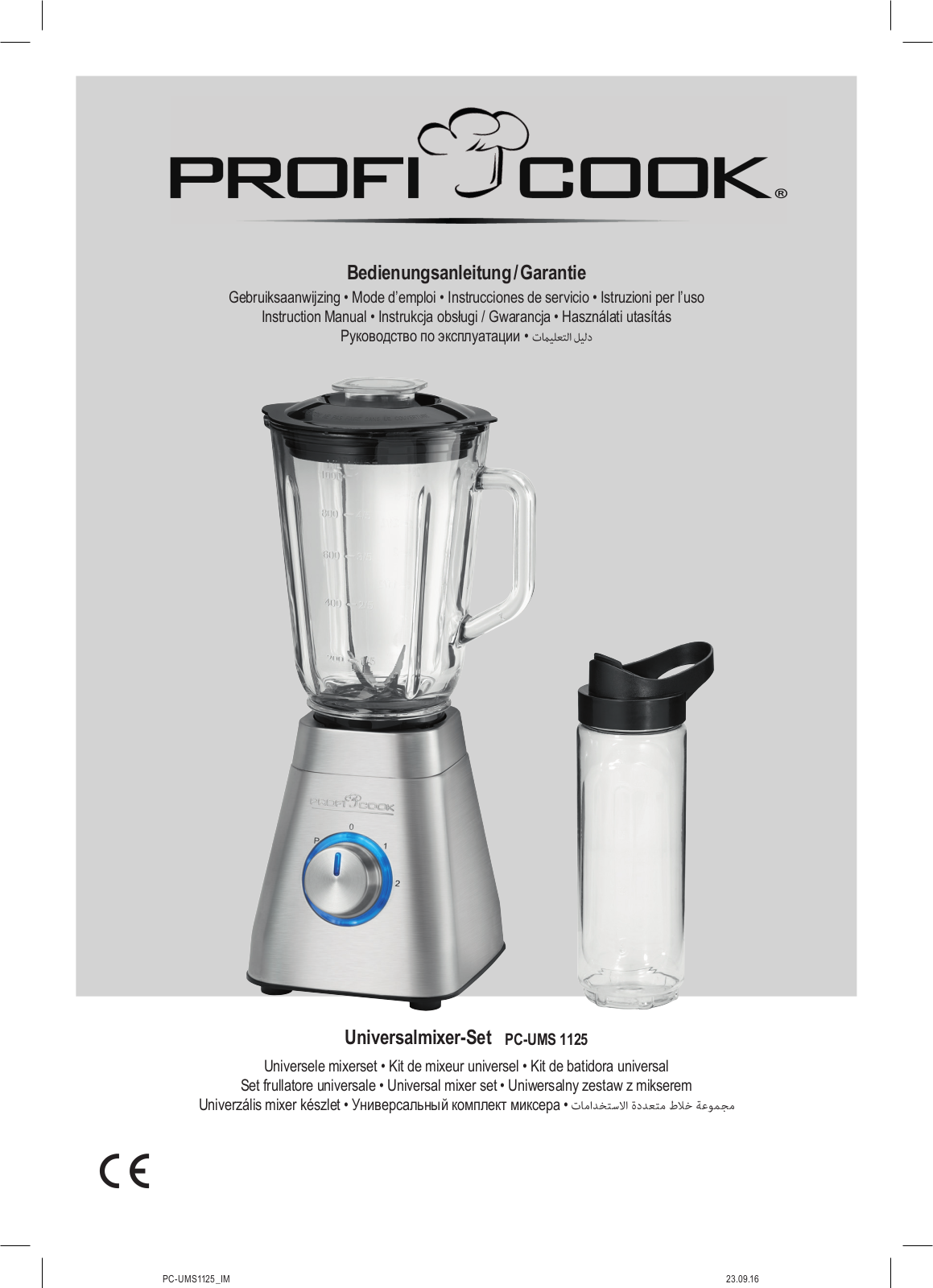 Proficook PC-UMS 1125 Instruction Manual - ManualMachine.com