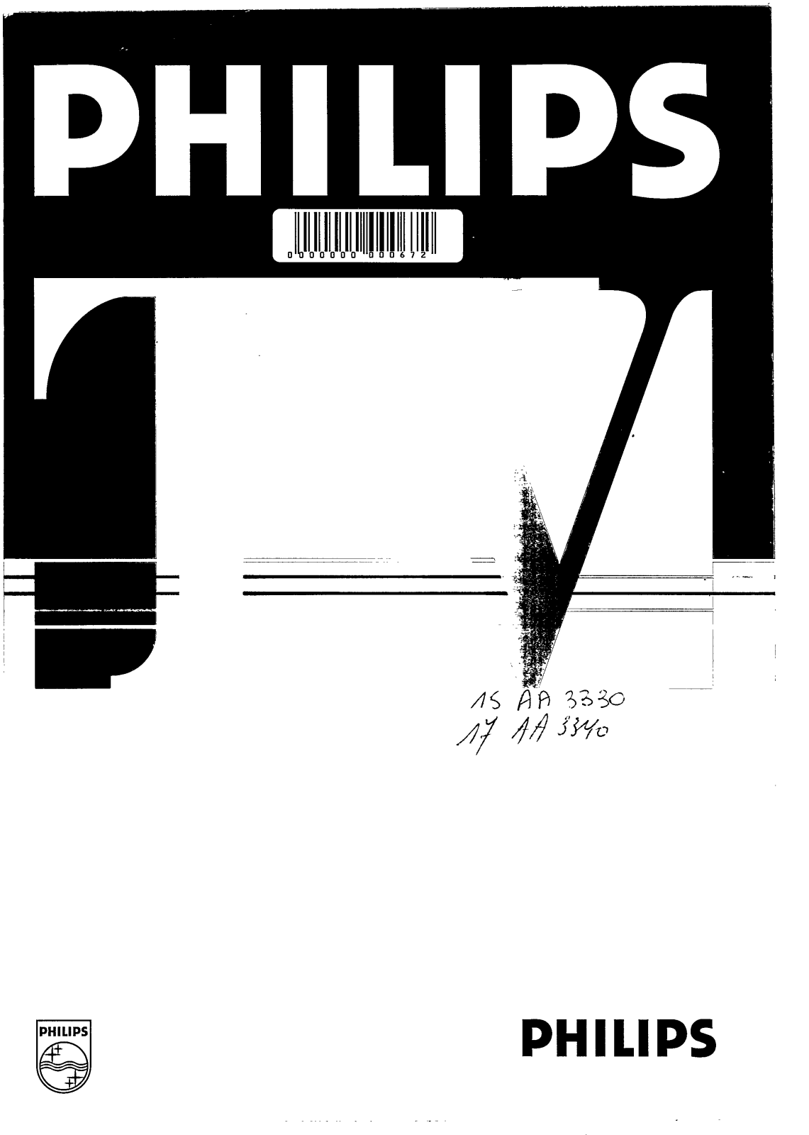 Philips 17AA3340/39B, 17AA3340/30B, 15AA3330/39B, 15AA3330/30B, 15AA3330 User Manual