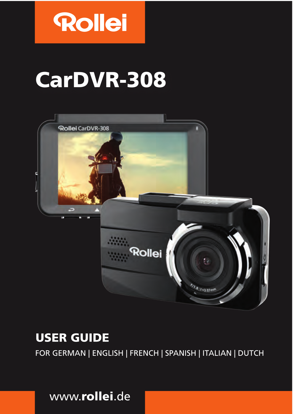 Rollei Car DVR 308 Guía de Utilización