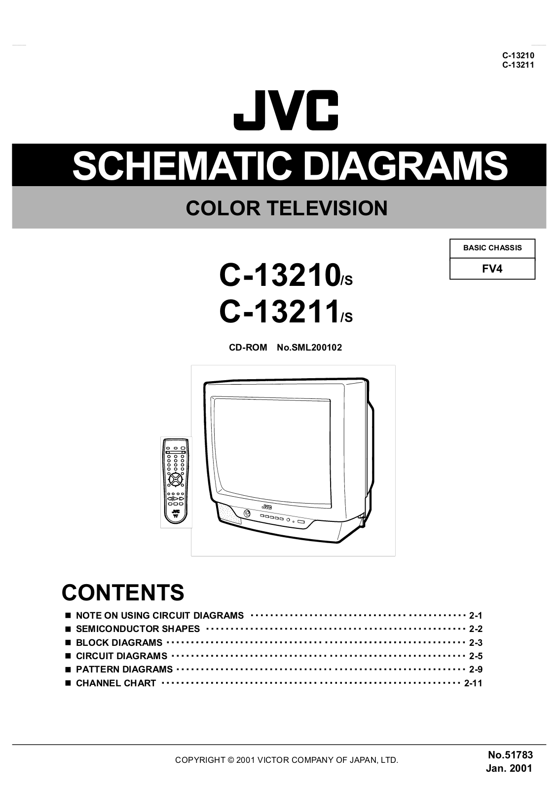 JVC C-13210/S, C-13211/S Schematics