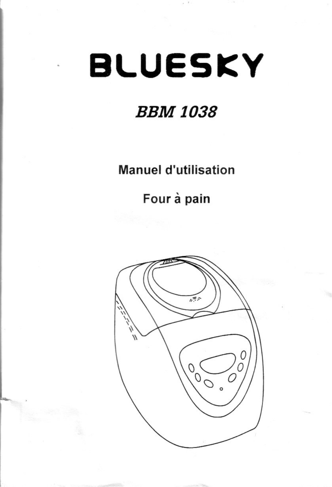 BLUESKY BBM 1038, BM2 User Manual