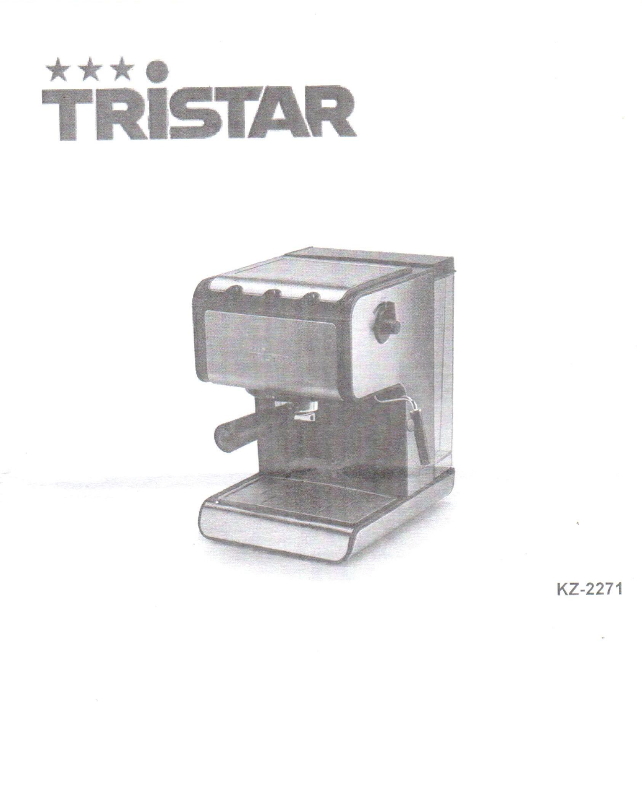 Tristar KZ-2271 User Manual