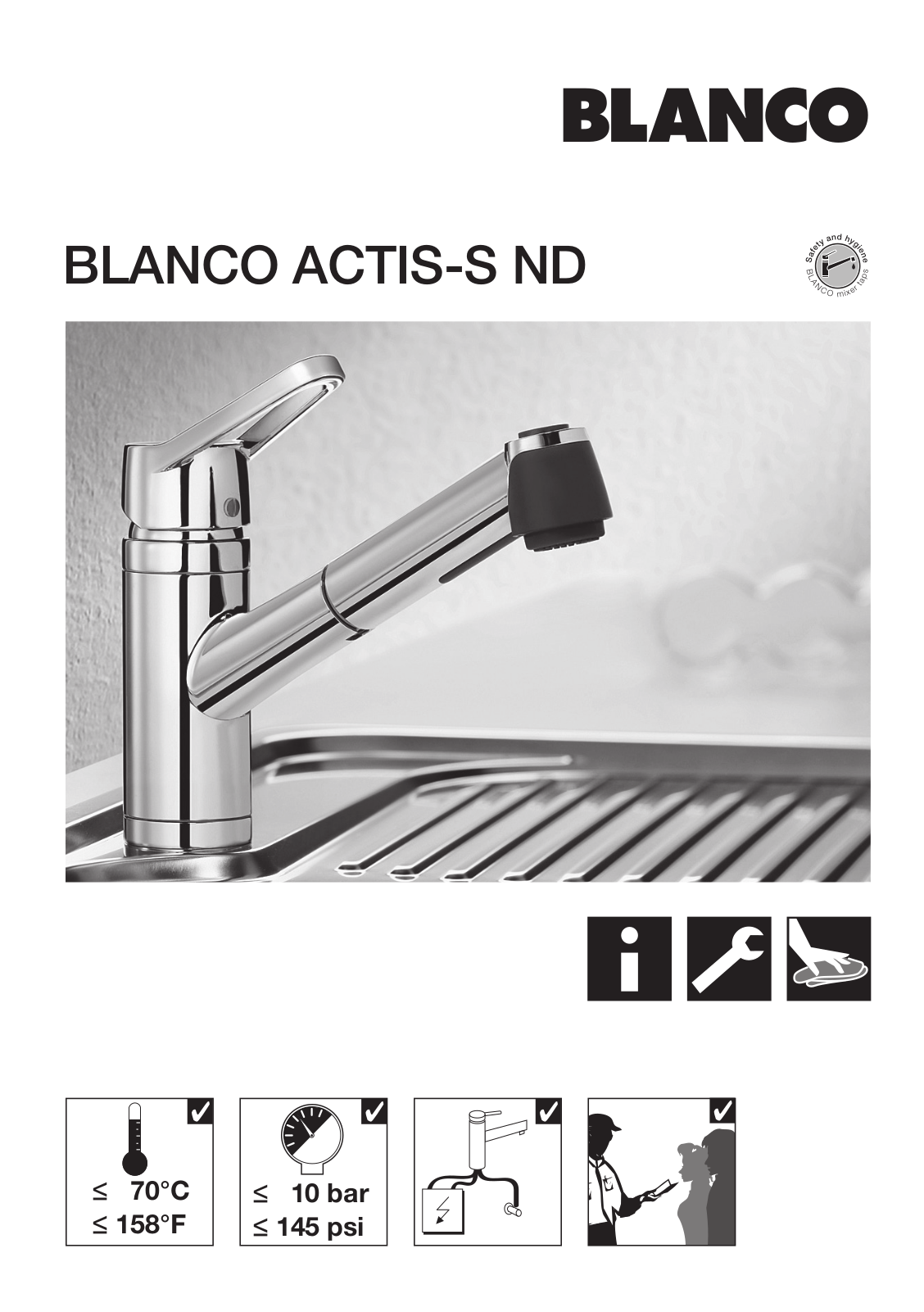 Blanco Actis-S ND User Manual