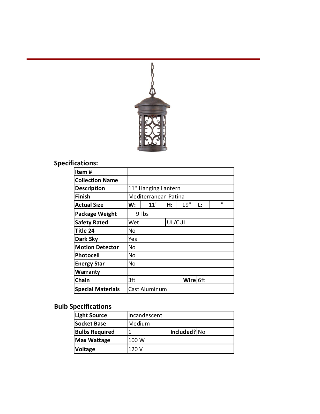 Lark Manor™ DBHM5793 Specifications - ManualMachine.com