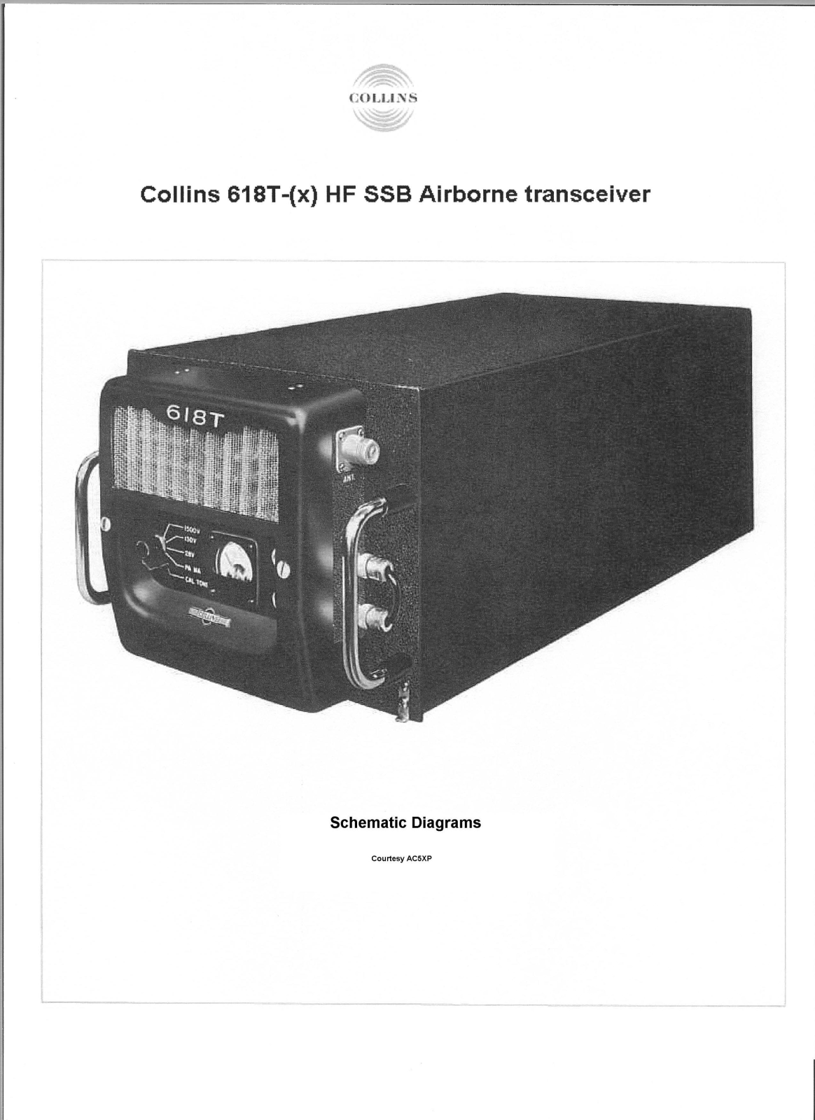 Collins 618T Schematics