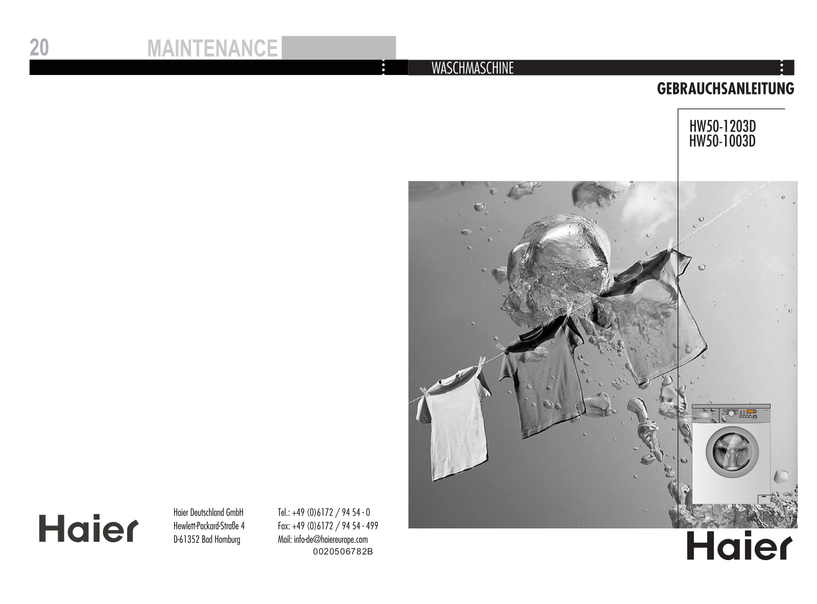 Haier HW50-1203D User Manual