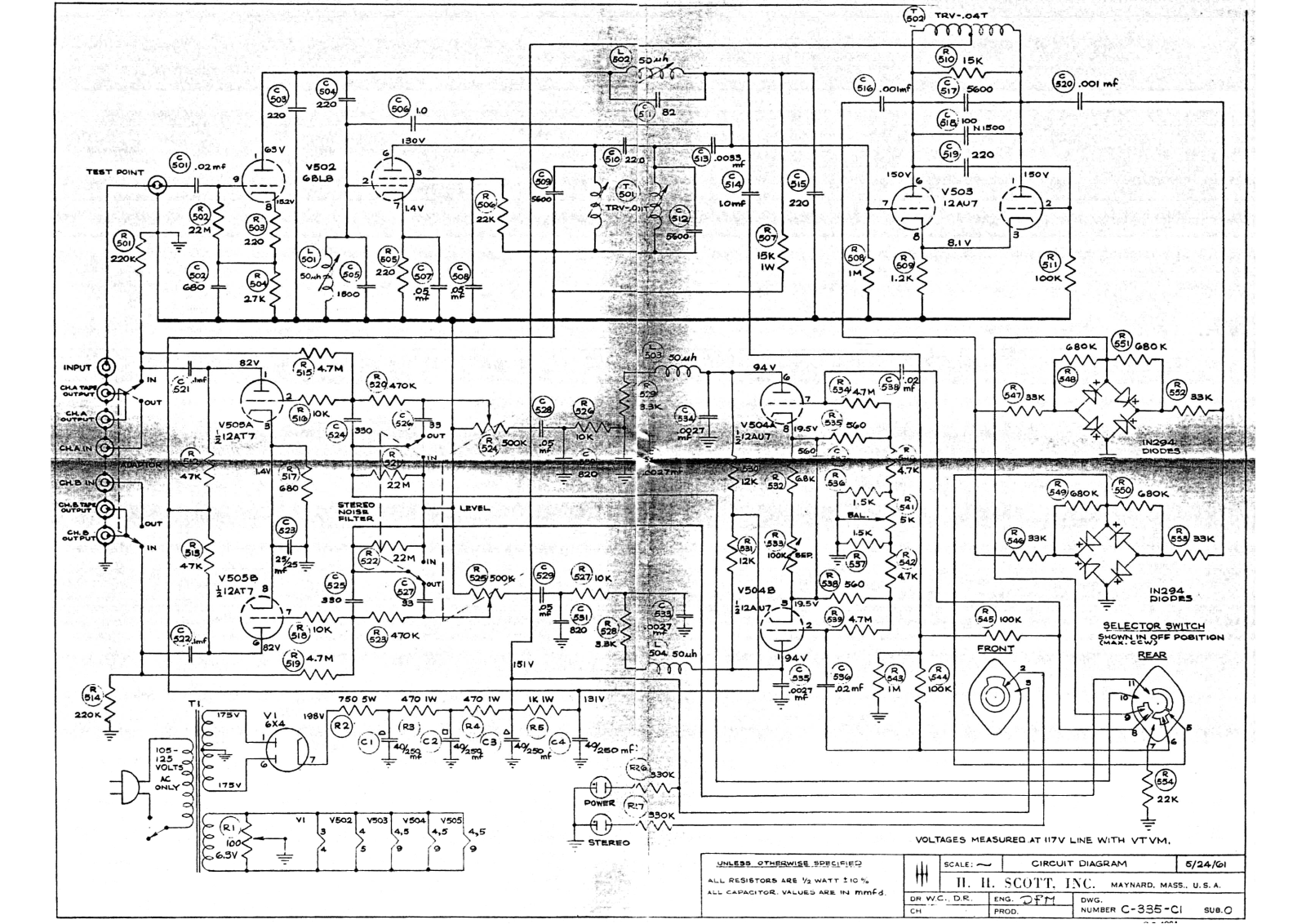 Scott 335 Schematic