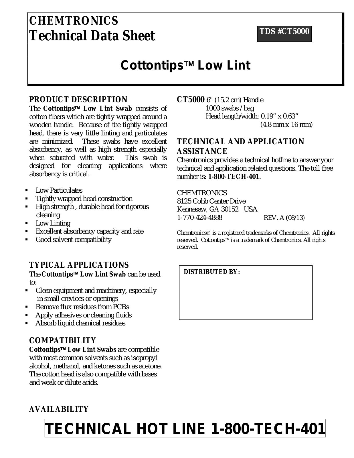 Chemtronics CT5000 User Manual