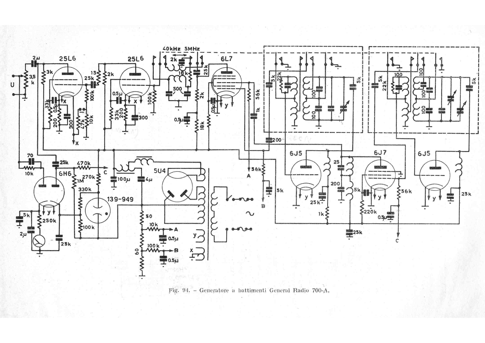 General 700A HF Schematic