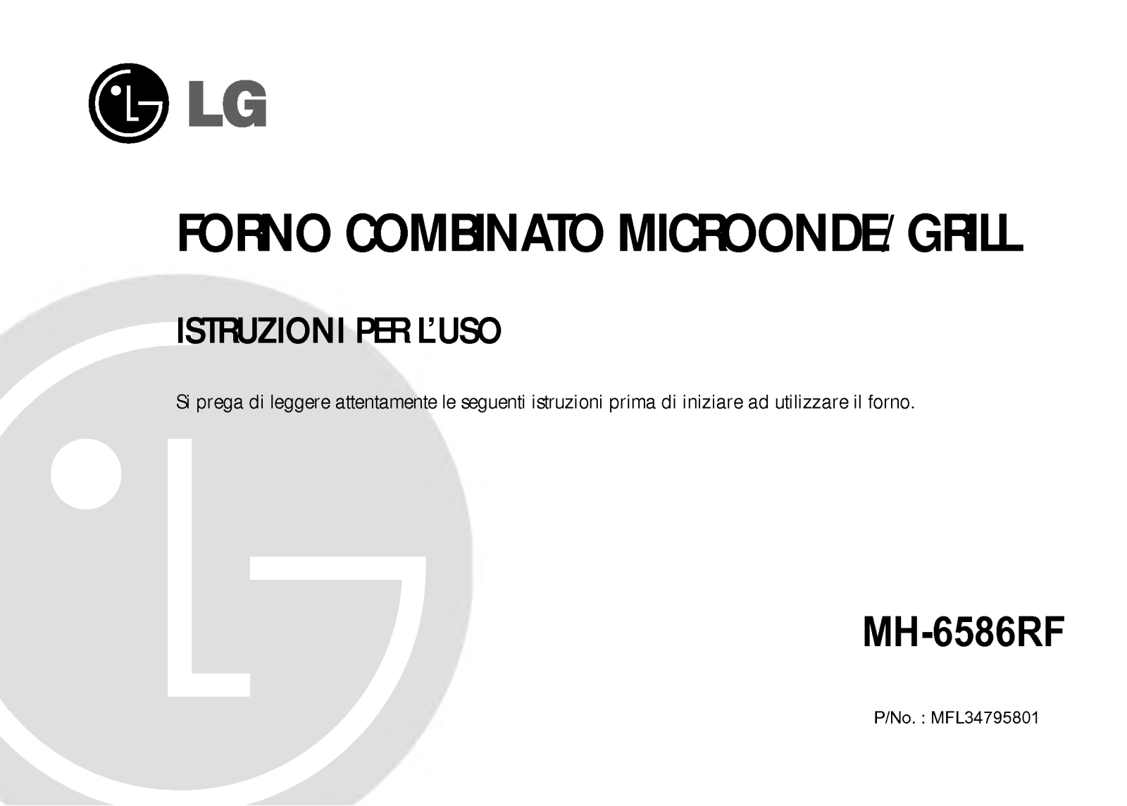 Lg MH-6586RF User Manual