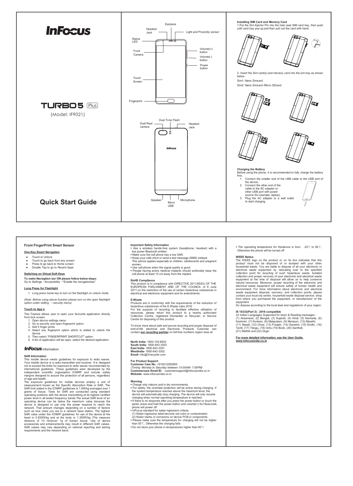 InFocus IF-9021 Instruction Manual