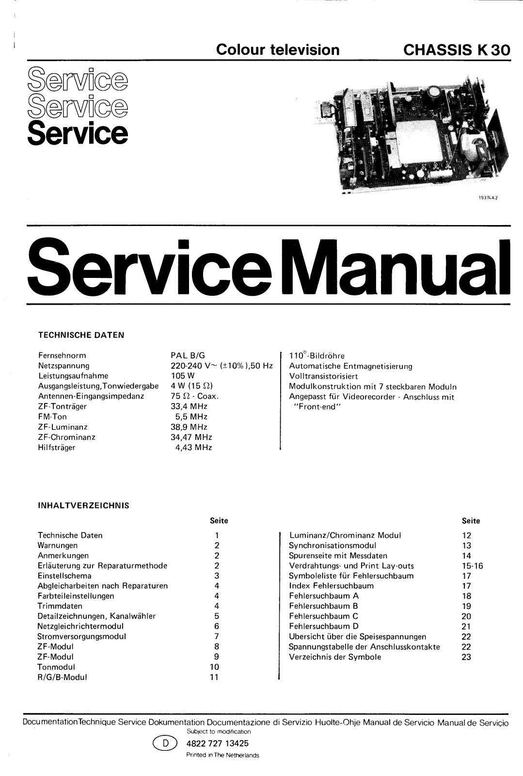 Philips K30 Service Manual