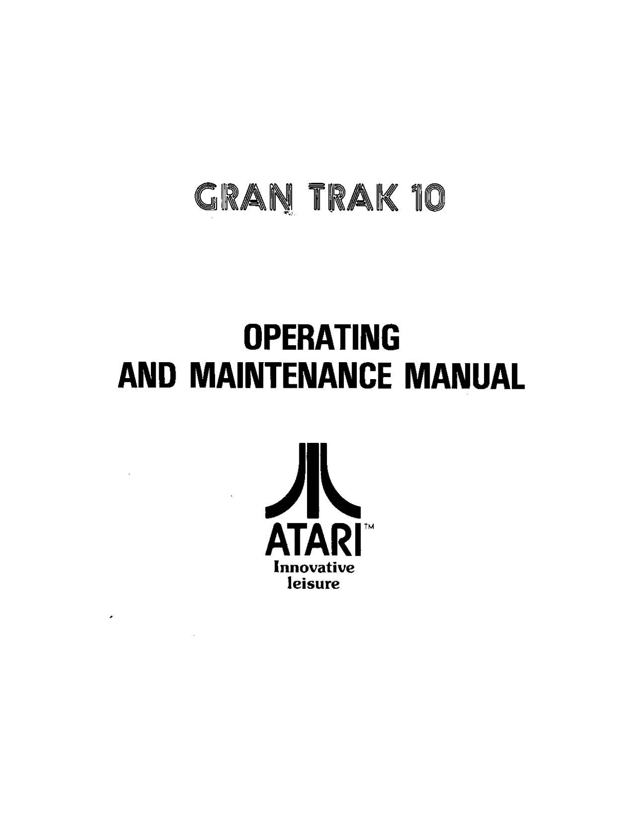 ATARI TM-011 User Guide