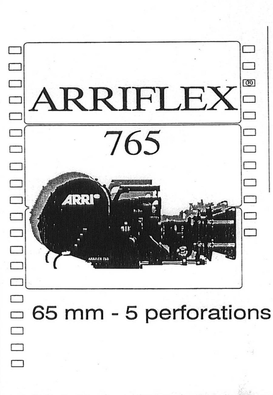 Arri ARRIFLEX 765 Instruction Manual