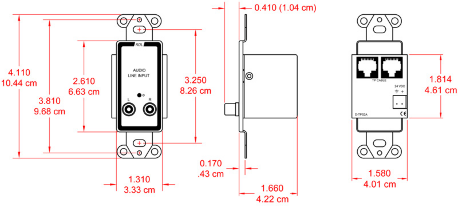 RDL DB-TPS2A Diagram