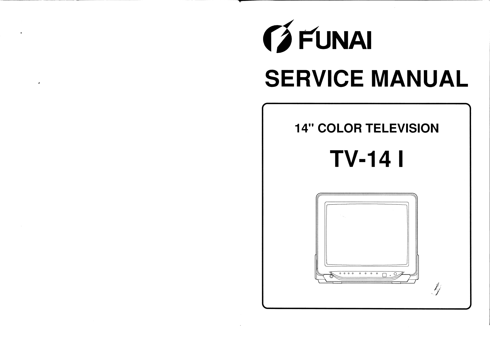 Funai TV-14I Service manual