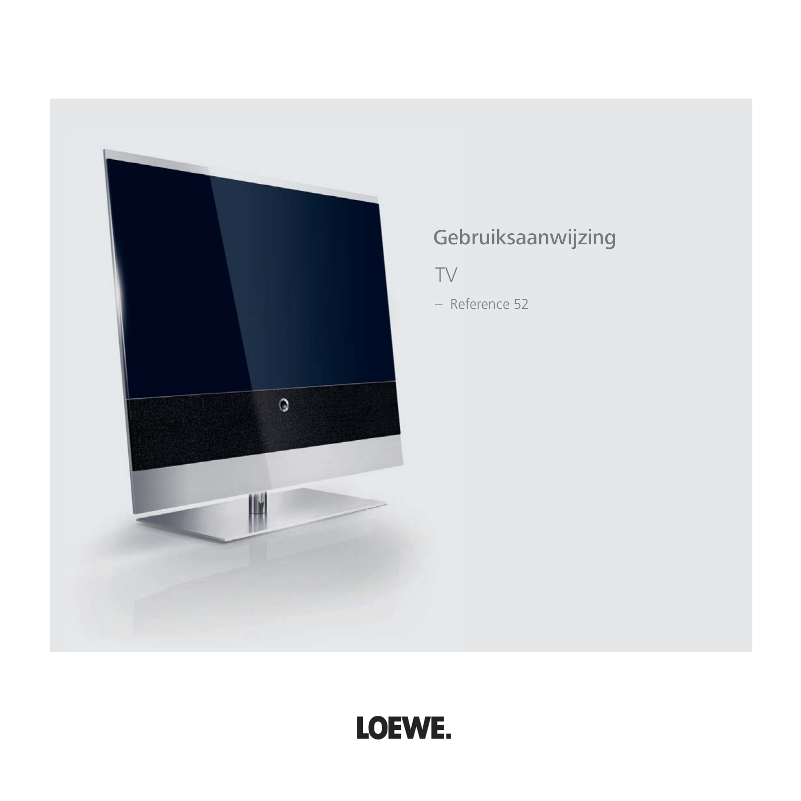 Loewe Reference 52 Operating Instruction