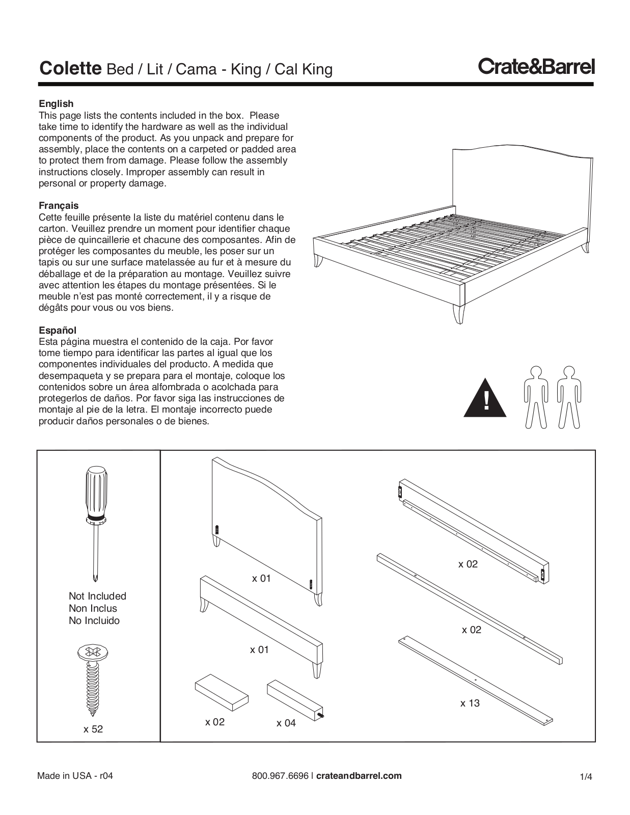 Crate Colette Assembly Manual