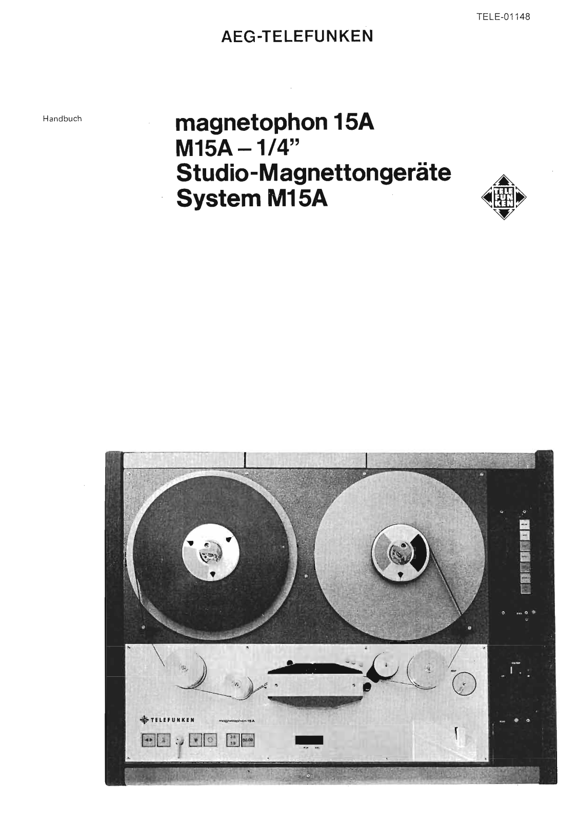 Telefunken Magnetophon-15-A Owners Manual