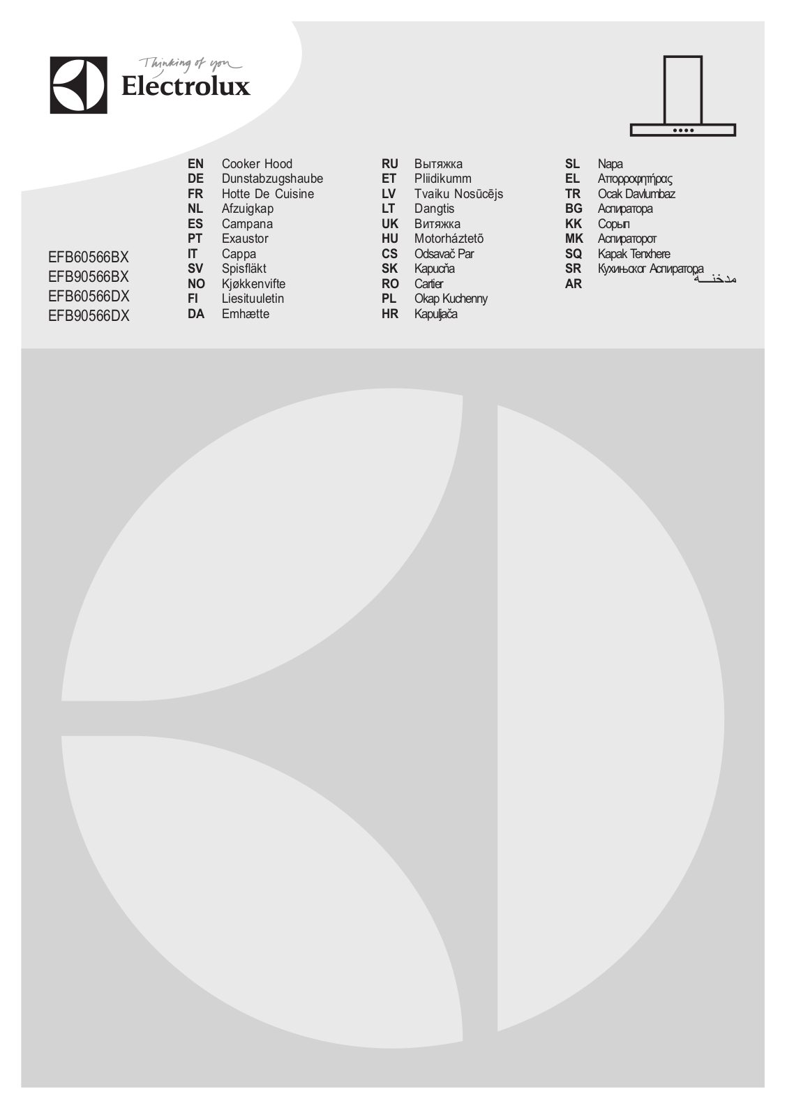 Electrolux EFB 60566 DX User Manual