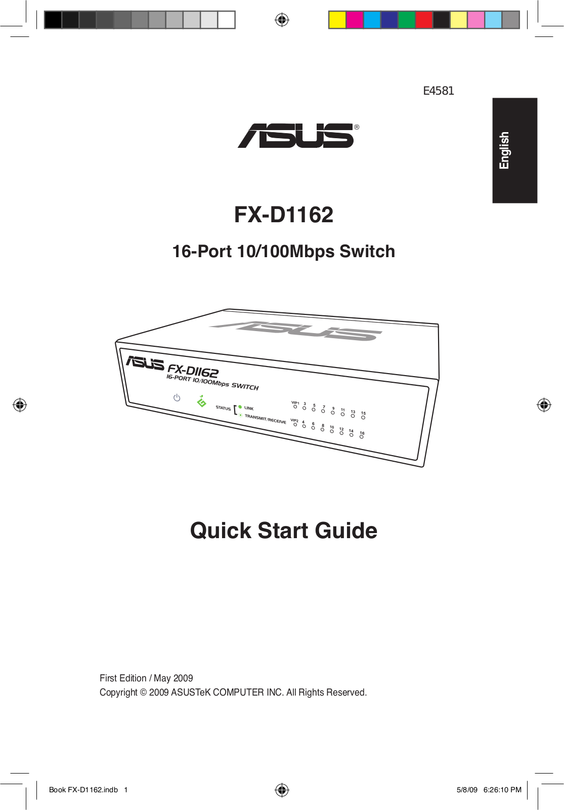 Asus FX-D1162 User Manual