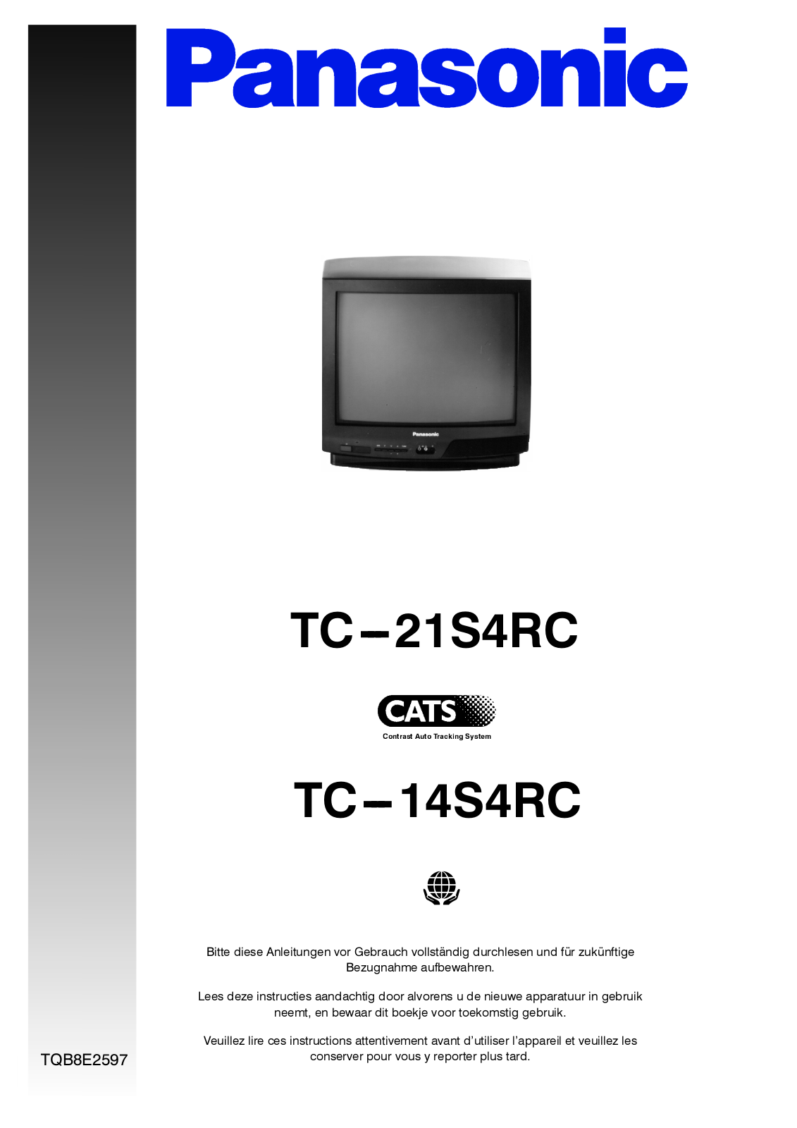 PANASONIC TC-21S4RC, TC-14S4RC User Manual