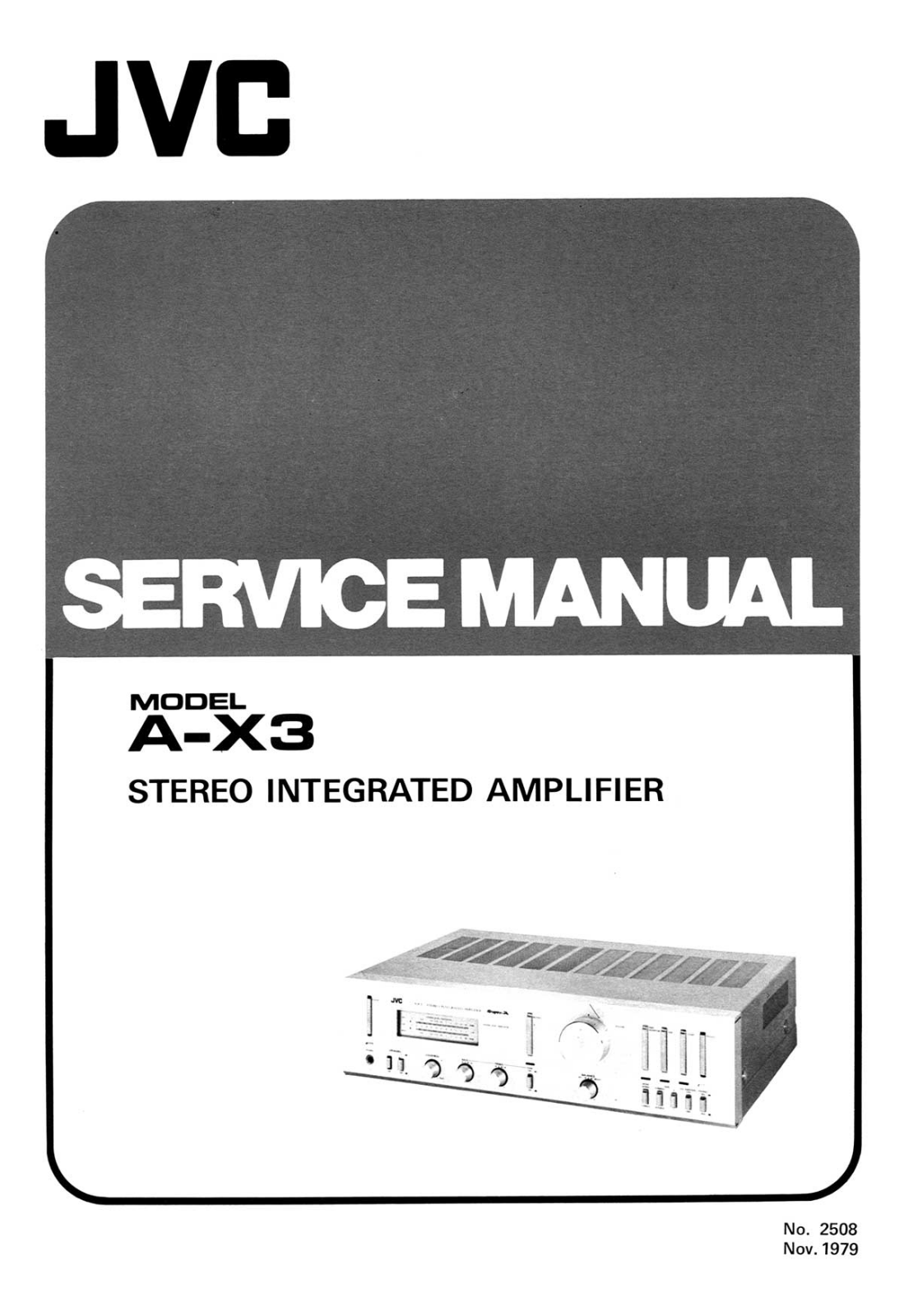 JVC AX-3 Service manual