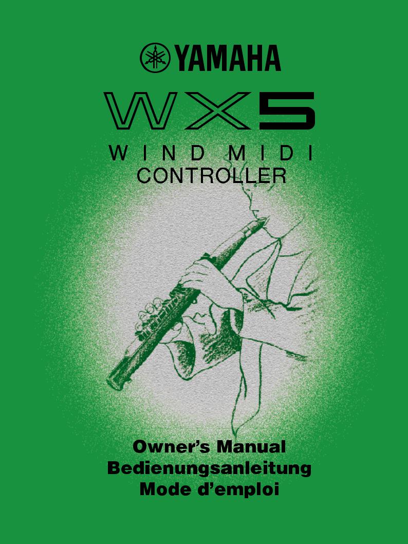 Yamaha WX5 Manual