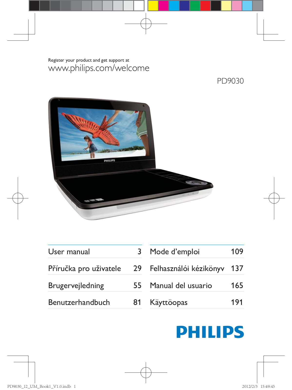 PHILIPS PD903012 User Manual