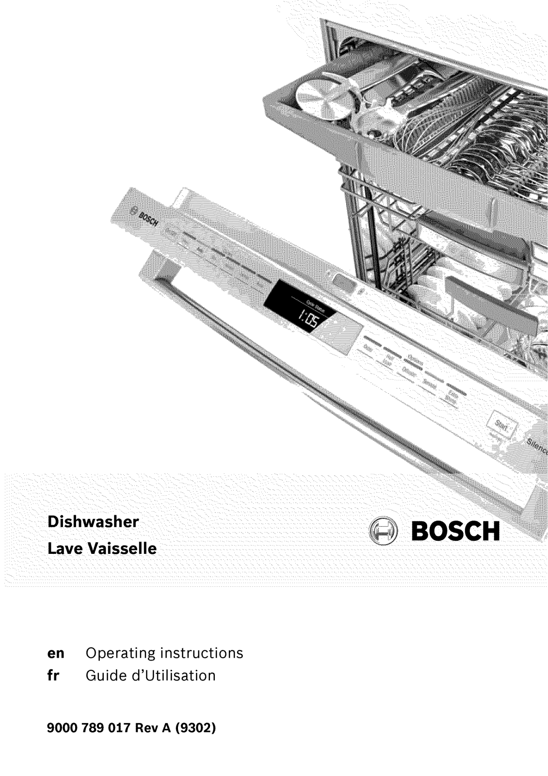 Bosch SHE65T52UC/01, SHE65T52UC/02, SHE68T56UC/02, SHP65T55UC/01, SHP65T55UC/07 Owner’s Manual