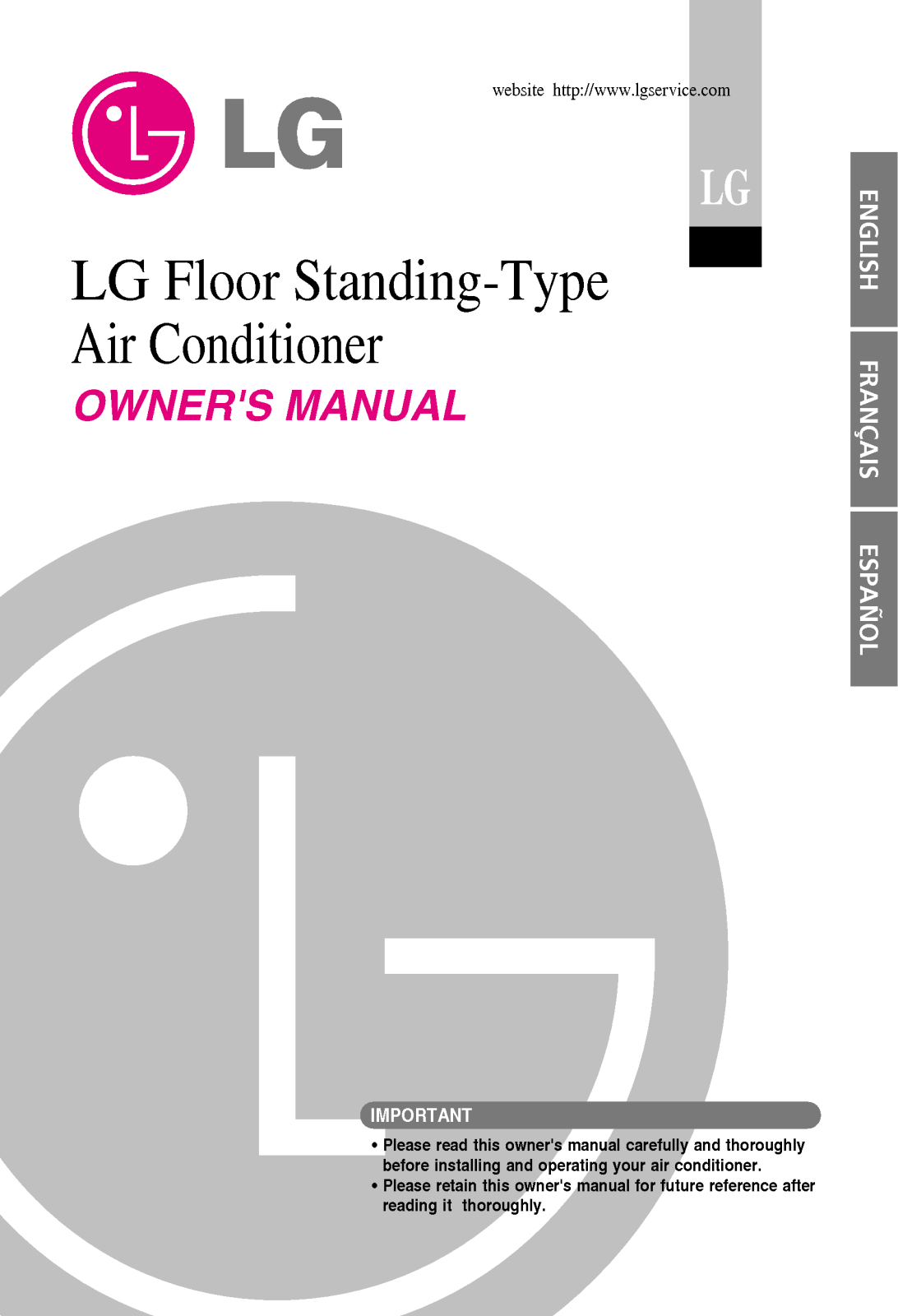 LG LF480CEI User Manual