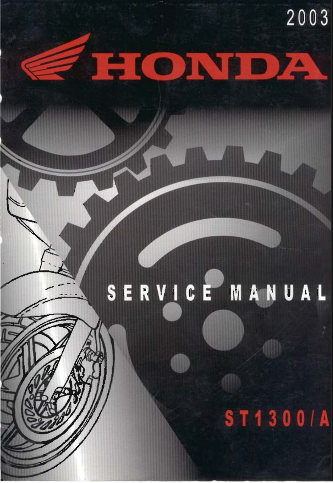 HONDA ST1300A User Manual