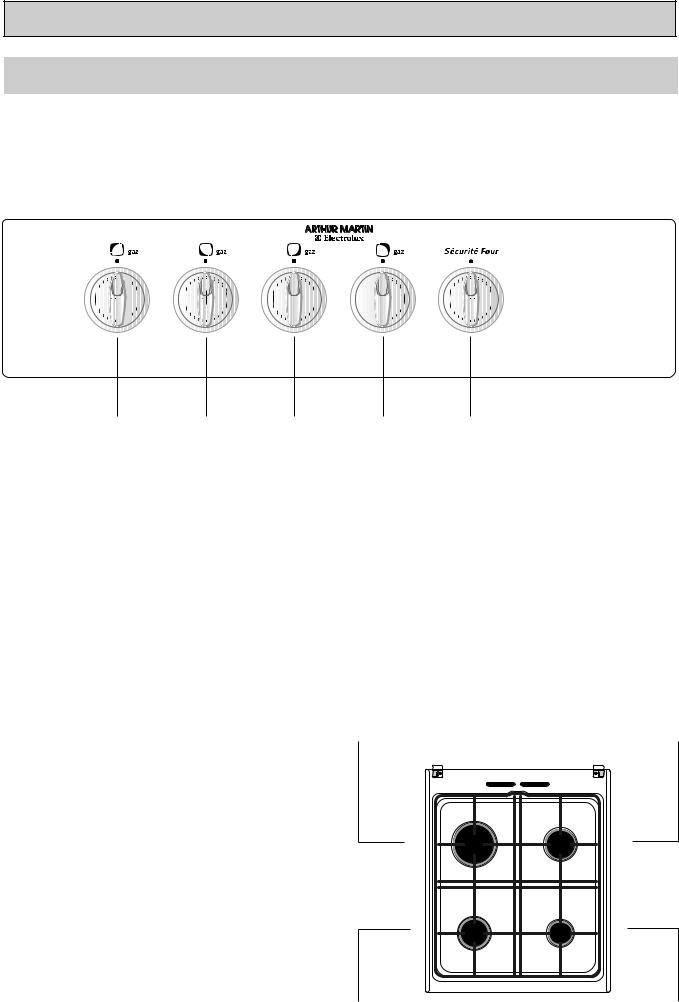 Arthur martin CG5012 User Manual