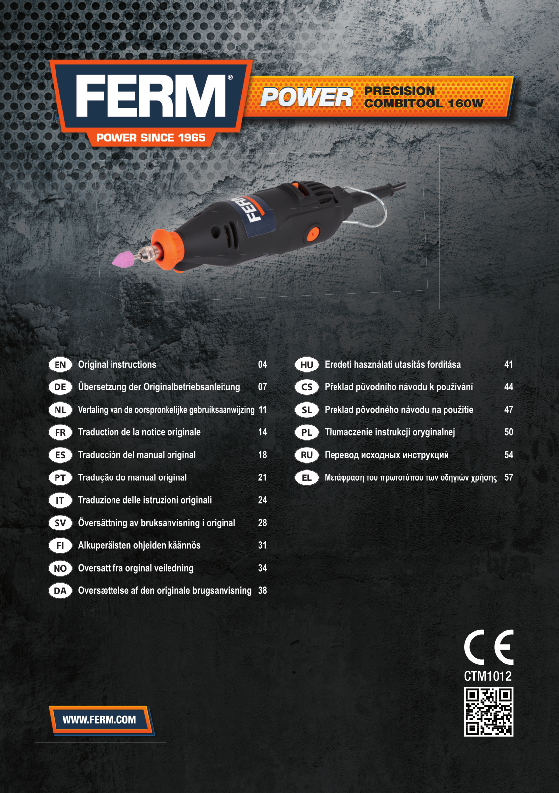 Ferm CTM1012 User guide